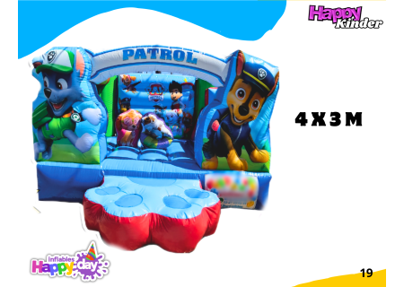 Kinder Cajón 3D Paw Patrol